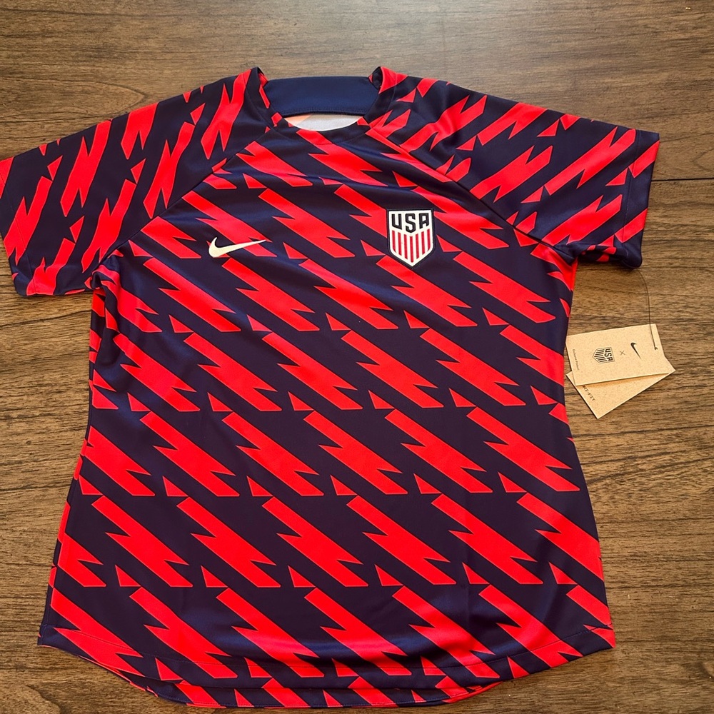 Nike Woman’s USA Soccer Shirt - Red and Blue